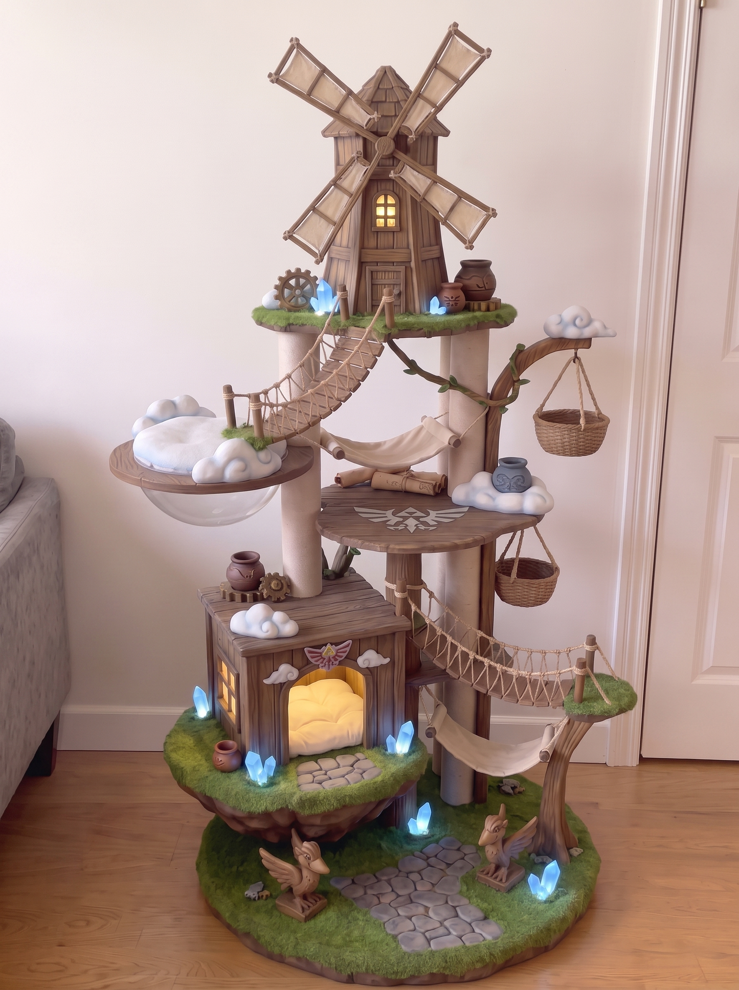 (PRE-ORDERS) Legend Of Zelda Cat Tree Beds