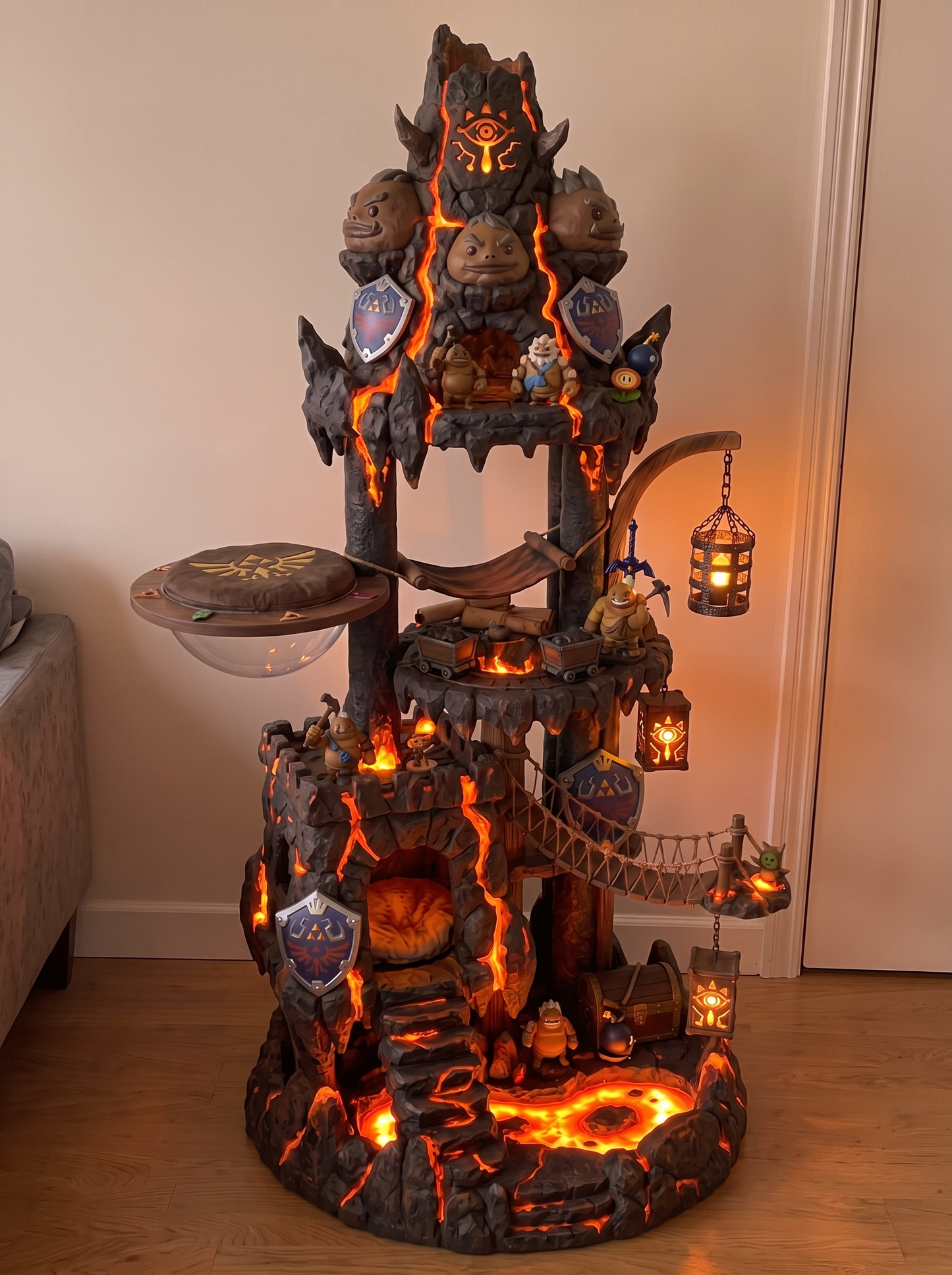 (PRE-ORDERS) Legend Of Zelda Cat Tree Beds