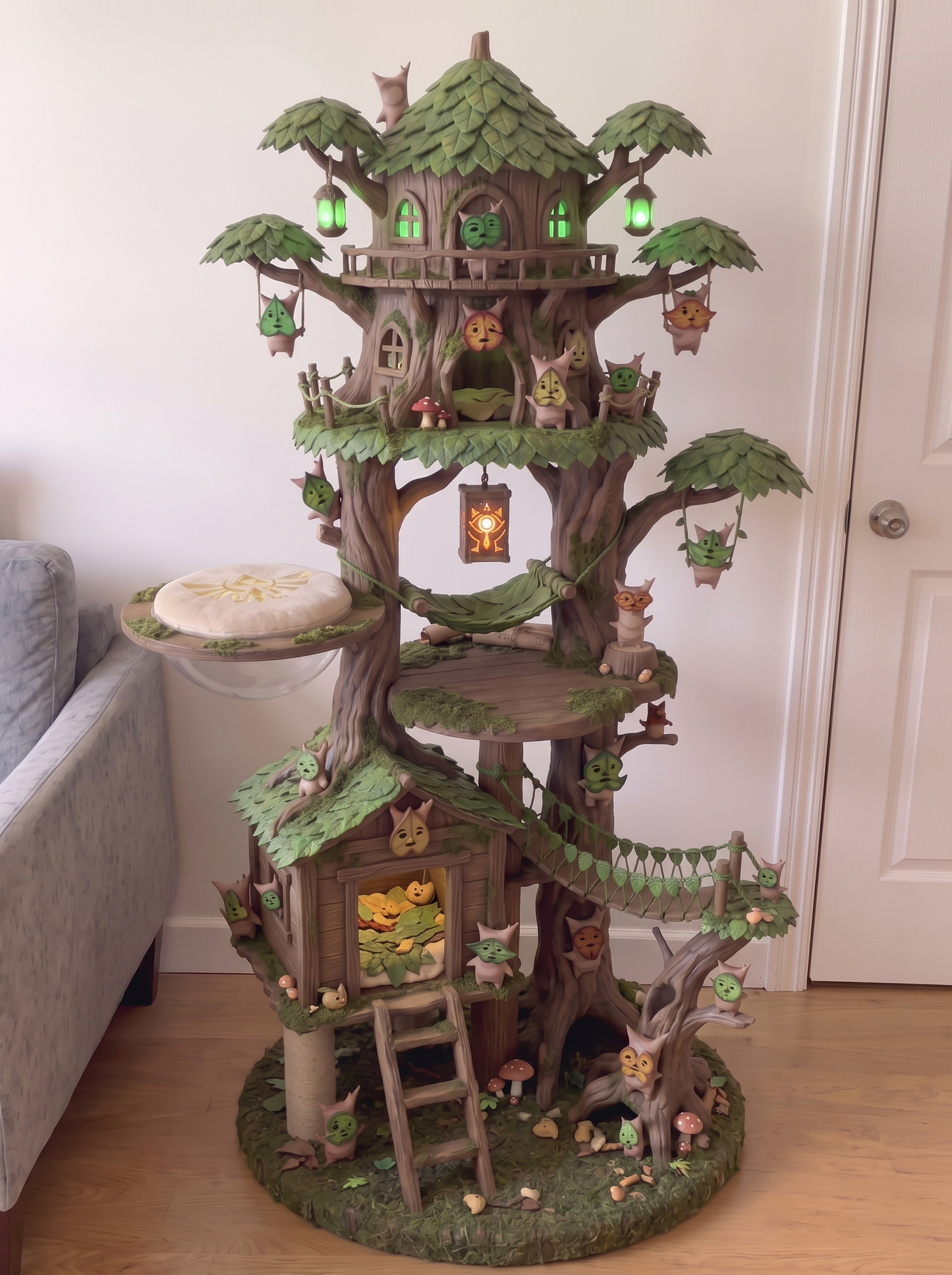 (PRE-ORDERS) Legend Of Zelda Cat Tree Beds